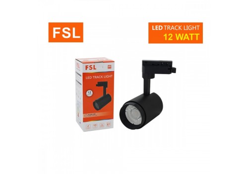 โคมแทรคไลท์ FSL-TRACK-LIGHT-12W-BL แสงขาวและแสงวอร์มไวท์